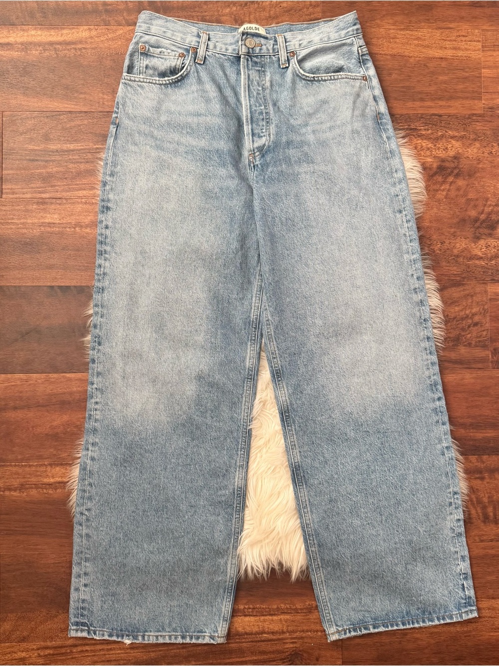 Agolde Low Slung Baggy 30.5" in Libertine Size 27 - Picture 3 of 9